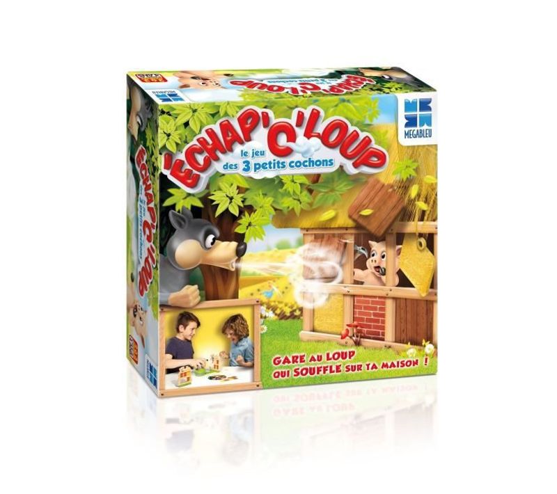 Jeu De Société Echap O Loup Le Jeu Des 3 Petits Cochons Enfant Megableu