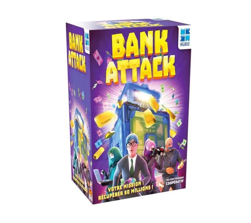Jeu De Société Megableu Jeu Coopératif D'ambiance Bank Attack