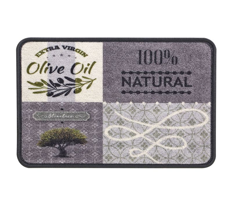 Tapis De Cuisine 40x60 Vert Olive En Textile