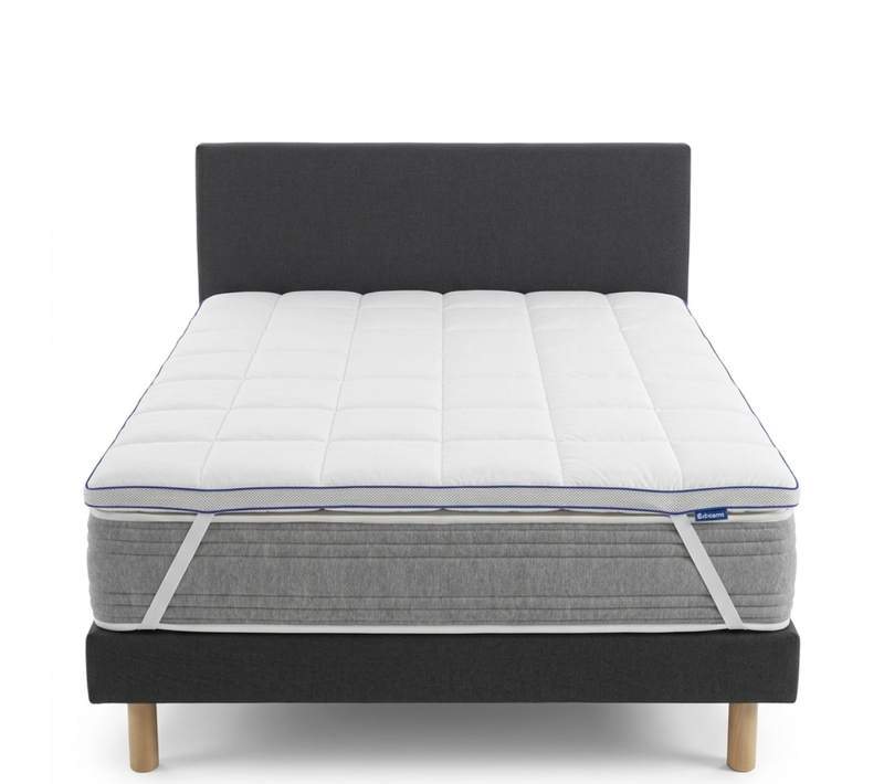Surmatelas De Confort Moelleux 100x200cm - Qualité Hôtellerie - Fabrication Française