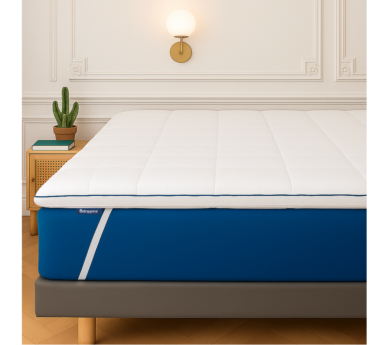 Surmatelas De Confort Moelleux 200x200cm - Qualité Hôtellerie - Fabrication Française