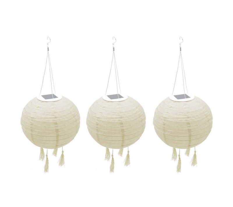 3 Lampions Solaires Himalaya D30cm