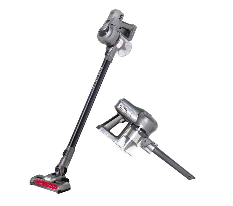 Aspirateur balai sans fil 2en1 sans sac Knight Noir Alu 12kpa Puissant Léger brosse LED - Bat-h20b