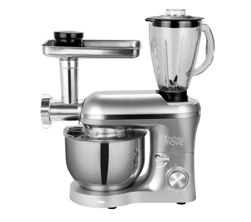 Robot Patissier Hachoir Blender Viper Pro Gris Acier 1500w