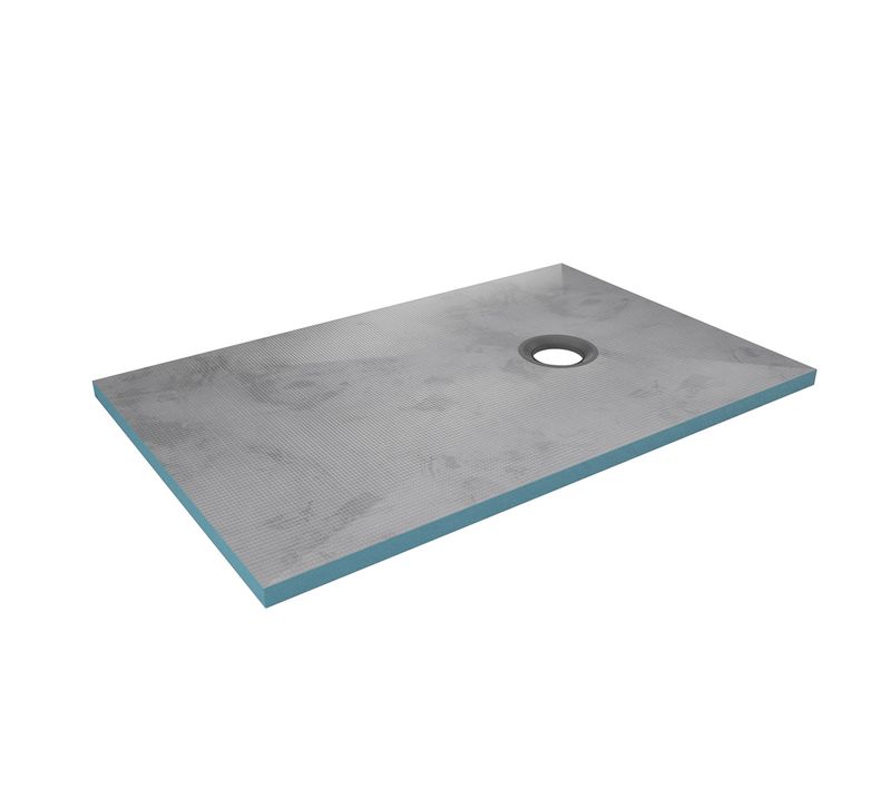 Receveur De Douche À Carreler - 90x140 Cm - Gris Clair