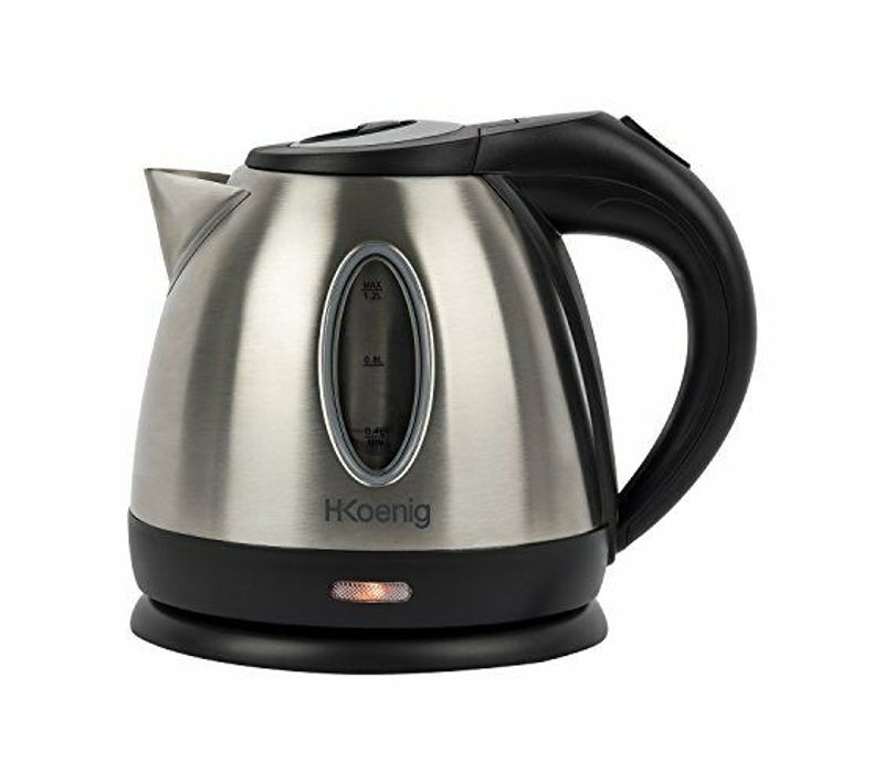 Bo12 Bouilloire Electrique Sans Fil 1630w 1.2l Acier Inoxidable