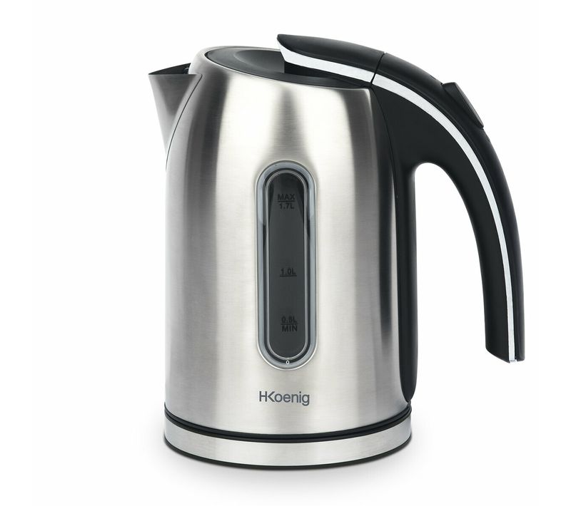 Bouilloire Electrique Sans Fil 2200w 1.7 Litres Inox - Bo17