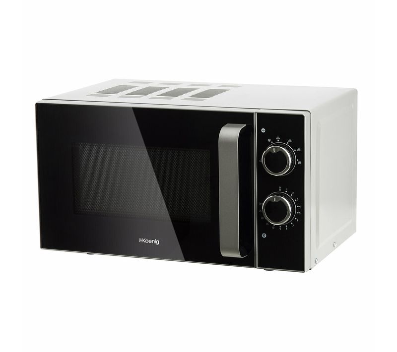 Micro-ondes Pose Libre 20 L 700 W Noir, Acier Inoxydable - Vio4