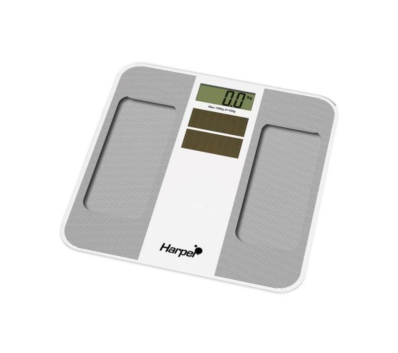 Pèse Personne Solaire Avec Plateau En Verre Trempé Solarscale Blanc Harper