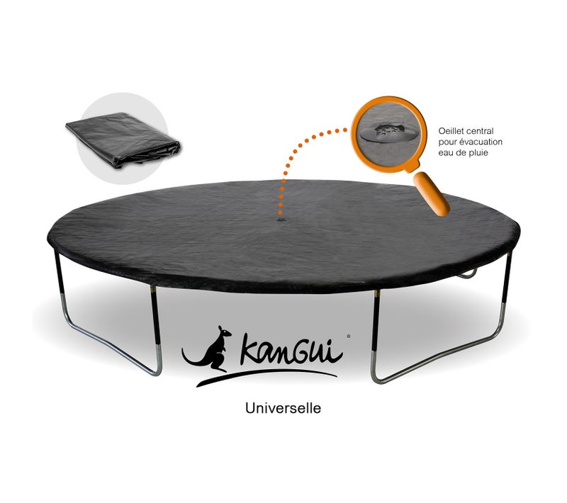 Bâche Trampoline D.360 cm - Compatible Tous Trampolines 360 cm