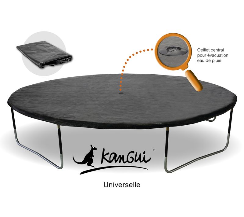 Bâche Trampoline D.300 cm – Compatible Tous Trampolines 300 cm