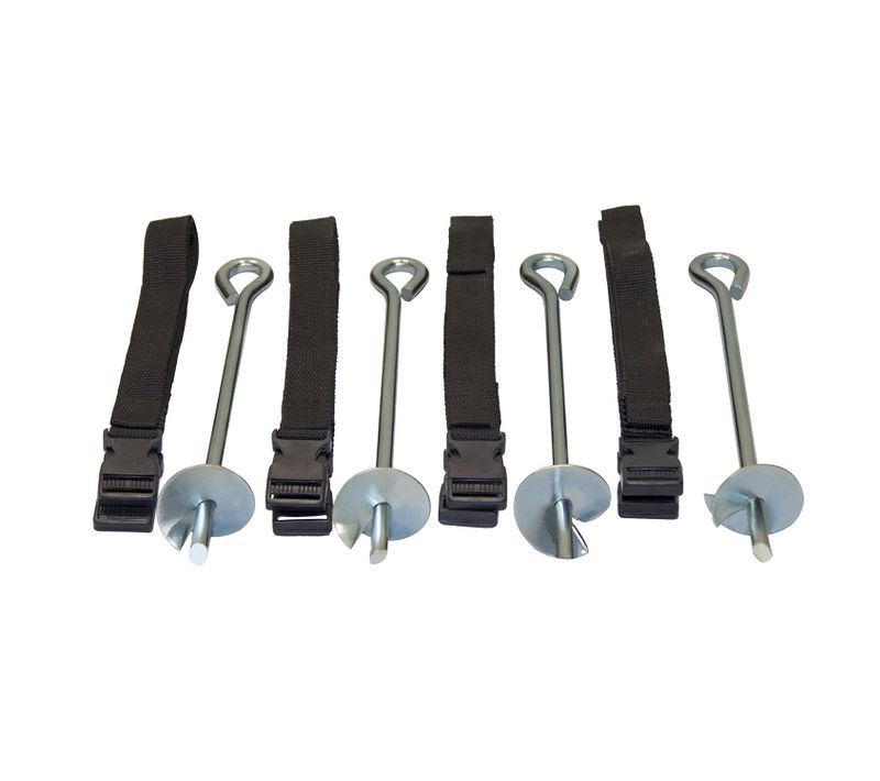 Kit Ancrage Trampoline - 4 Sardines Et Sangles Universelles