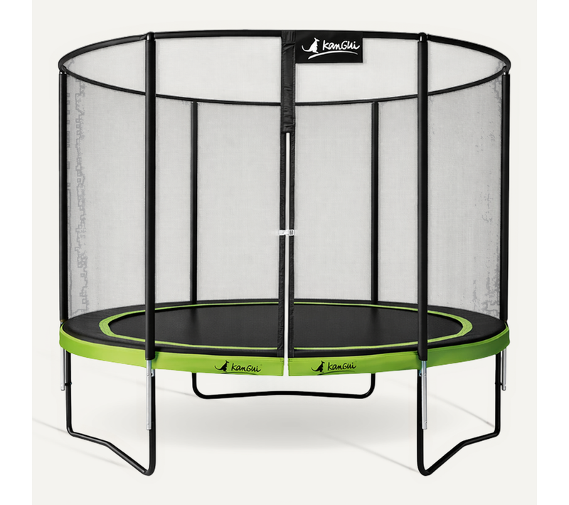 Trampoline De Jardin D. 300cm + Filet De Sécurité - Punchi 300 Vert