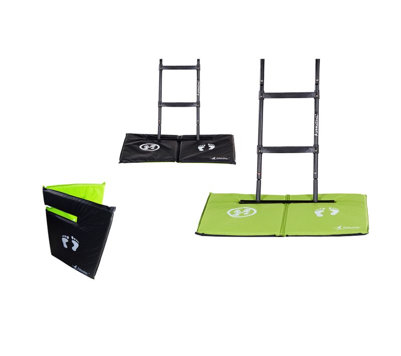 Tapis De Sol Universel Trampoline – Réversible Noir/vert