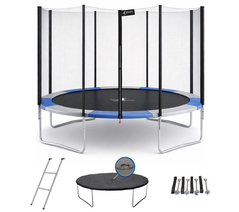 Trampoline Rond D. 300cm Avec Filet, échelle, Bâche Et Kit Ancrage - Ralli 300