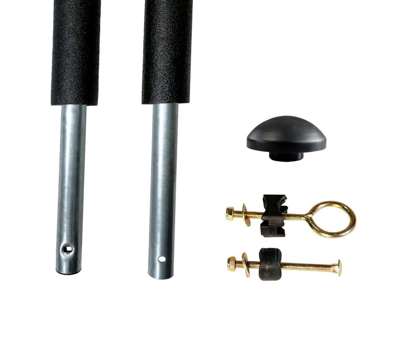 1 Poteau D.25 mm Trampoline Toutes Marques Avec Mousse Et Visserie
