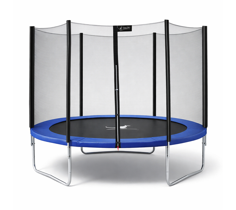 Trampoline Rond Bleu D.300cm Avec Filet De Protection