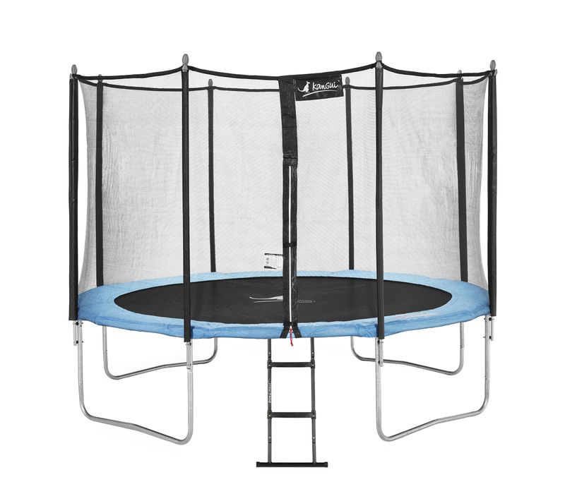 Trampoline De Jardin 426 Cm + Filet De Sécurité + Échelle - Normes Ce/eu