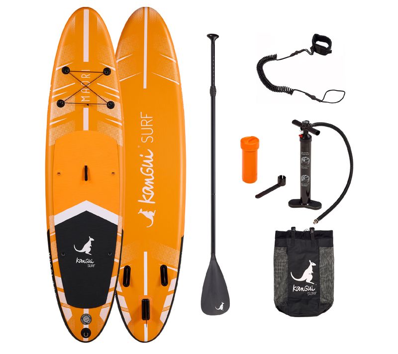 Stand Up Paddle 335cm Sup Gonflable + Pagaie + Sac à Dos + Pompe Haute Pression + Leash + Kit De R