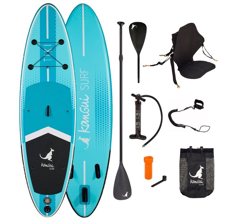 Stand Up Paddle Gonflable Sup Avec Siège Kayak, 305cm - Tiki
