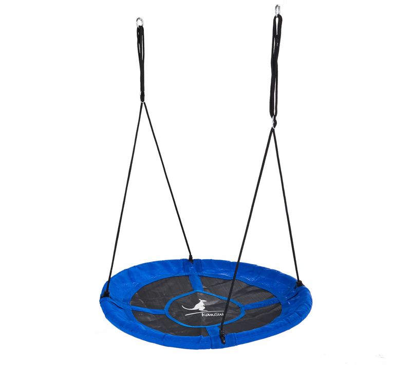 Balançoire Ronde Nid D'oiseau D.100 cm – Bleu – Charge 150 kg