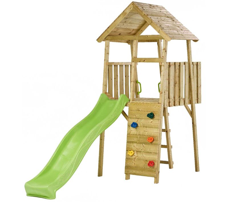 Tour De Jeux Bois : Toboggan, Escalade, Cabane Wiki