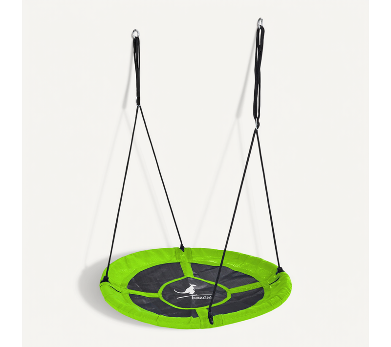 Balançoire Ronde Nid D'oiseau D.100 cm - Vert - Charge 150 kg