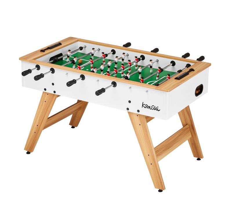 Baby Foot Ado et Adultes - Blanc/bois - 3 Balles Liège