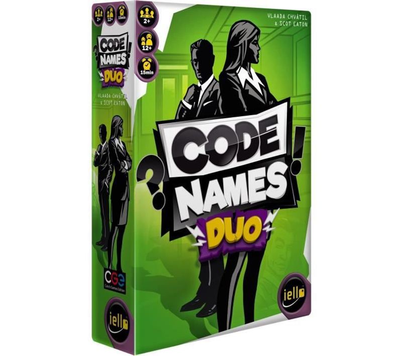 Jeu De Société Iello Codenames Duo Coopératif Iello