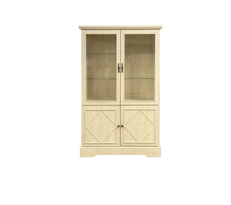 Vitrine COSTAL Imitation chêne clair vieilli