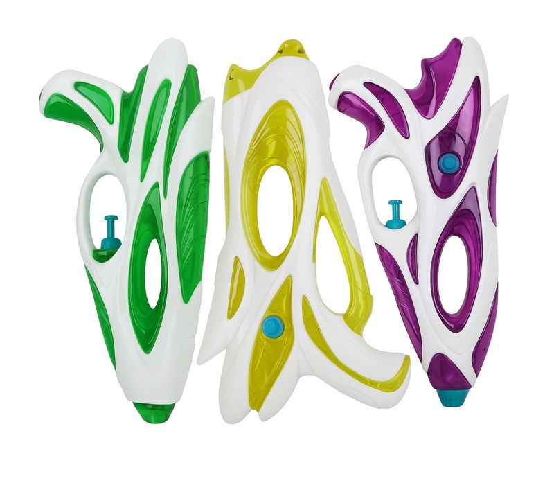 Pistolet à Eau Enfant Modèle Futuriste Longueur 20 Cm Couleur Aléatoire Pour Jeux De Plein Air Et Ba