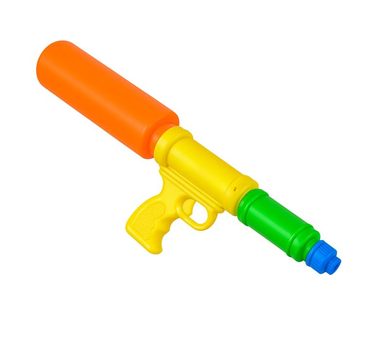 Pistolet à Eau Enfant Maxi Jet Longueur 45 Cm Couleur Aléatoire Pour Jeux De Plein Air Et Batailles