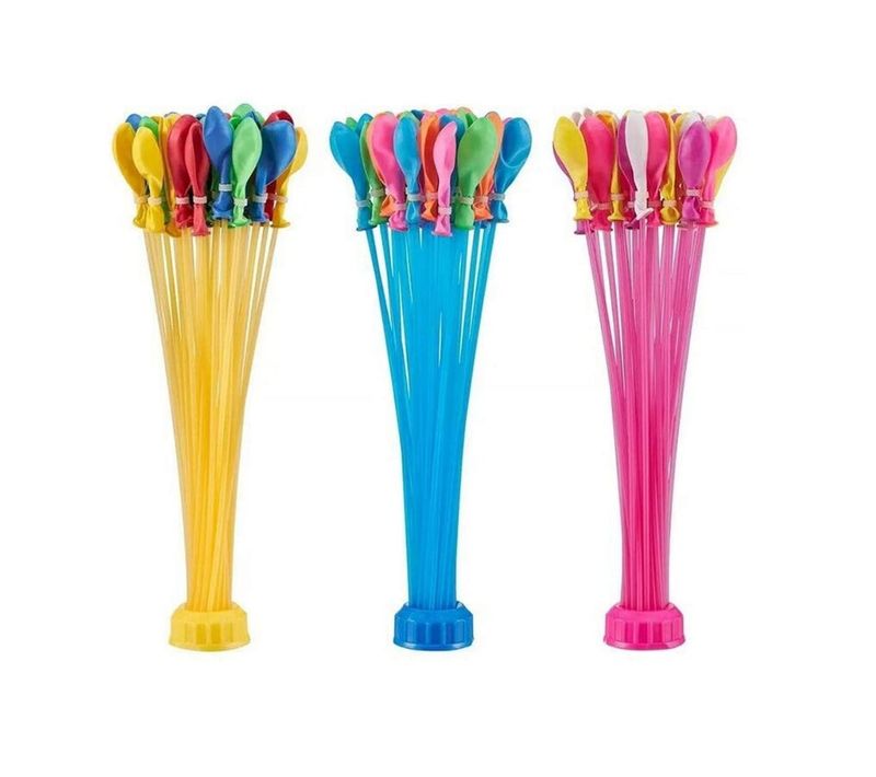 Lot De 111 Bombes à Eau Avec Adaptateur De Robinet Remplissage Rapide Auto Fermeture Pour Enfants