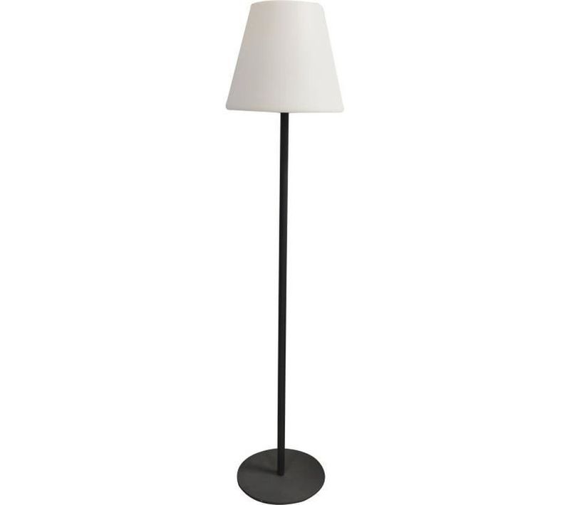 Lampadaire Solaire LED Intégré 1,5 M Blanc Pour Extérieur