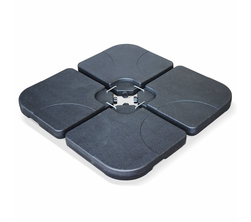Dalle Pour Parasol à Lester - 50x50cm Pieds. Socle Poids Pour Fixer Votre Parasol