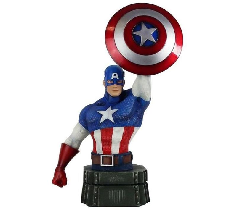 Figurine / Buste - Semic - Marvel : Captain America 2021 - 16 Cm