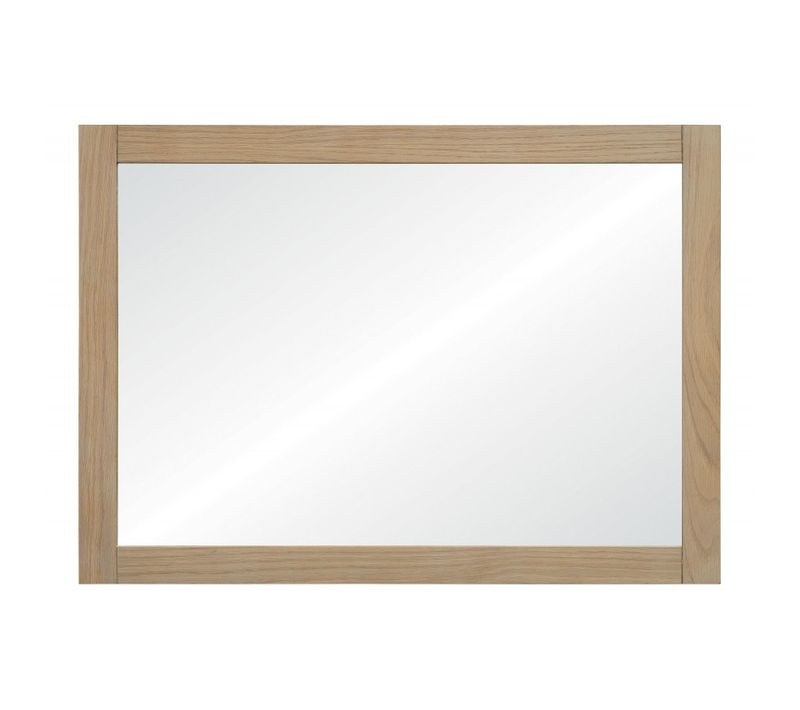 Miroir Rectangulaire En Chêne Réversible 50x70cm