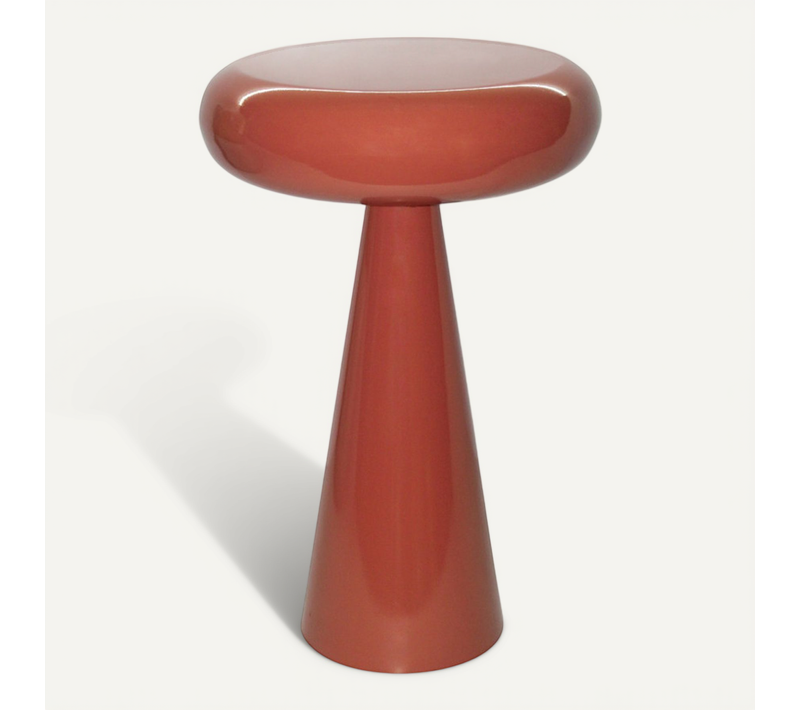 Tilt-table Basse D'appoint En Acier Laqué Red