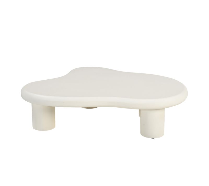 Mona-table Basse Organique En Béton Enduit