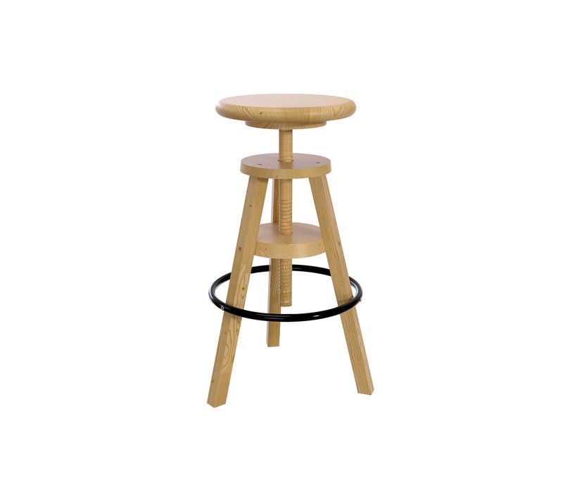 Tabouret De Bar Bois à Vis, Miel