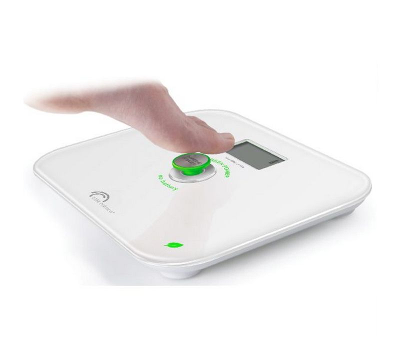 Pèse-personne électronique Sans Pile 180kg/100g Blanc 8154