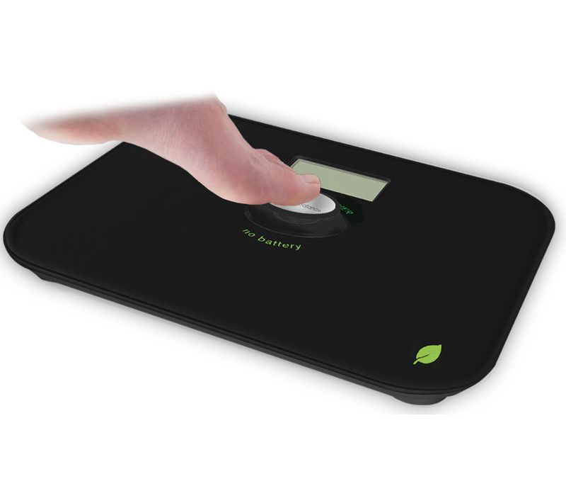 Pèse-personne Électronique Sans Pile 180kg/100g Noir - 8185