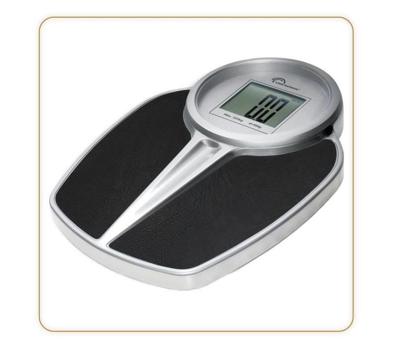 Pese-personne - 8327 - Pro M 225 - Balance Électronique - 225 Kg / 1 Kg - Noir / Argent