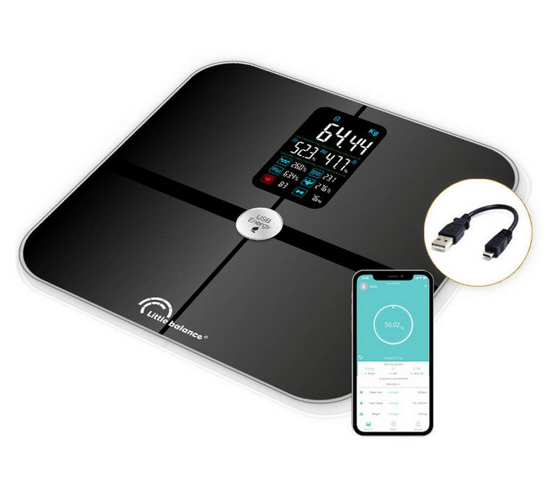 Impédancemètre Connecté 180kg/100g Noir - 8415