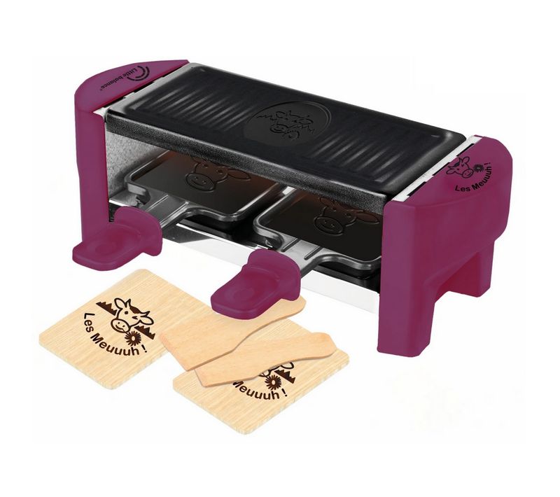 Appareil à Raclette 2 Personnes 320w Prune - 8615