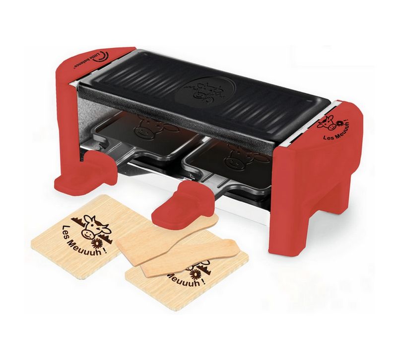Appareil à Raclette 2 Personnes 320w Rouge Brique - 8631