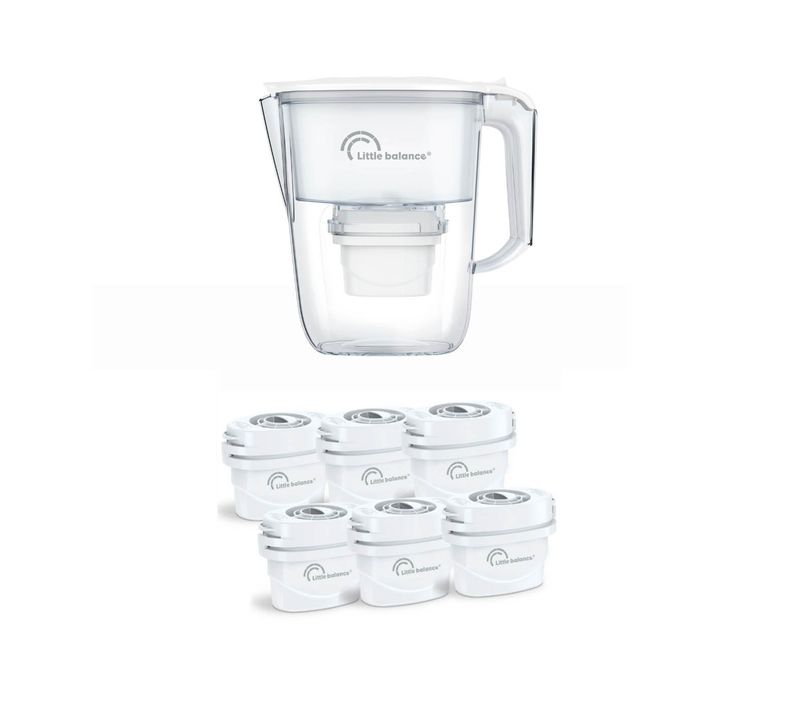 Carafe Filtrante + Lot De 6 Cartouches Filtrantes - 8634