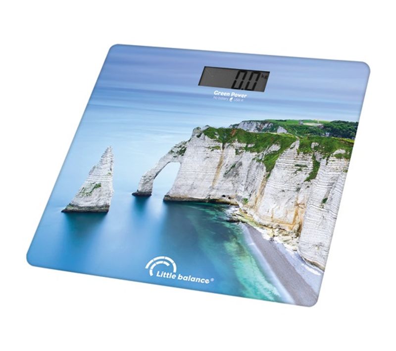 Pèse-personne Électronique 180kg/100g Bleu - 8654