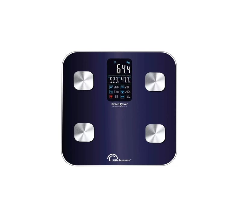 Impédancemètre Connecté 180kg/100g Bleu 8661