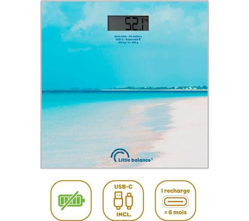 Pèse-personne - USB-c - Caraïbes